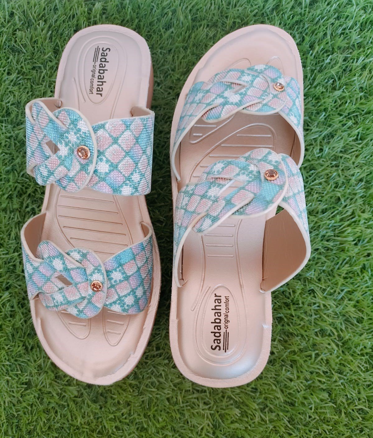 Double Strap High Heel Slipper - Image 3