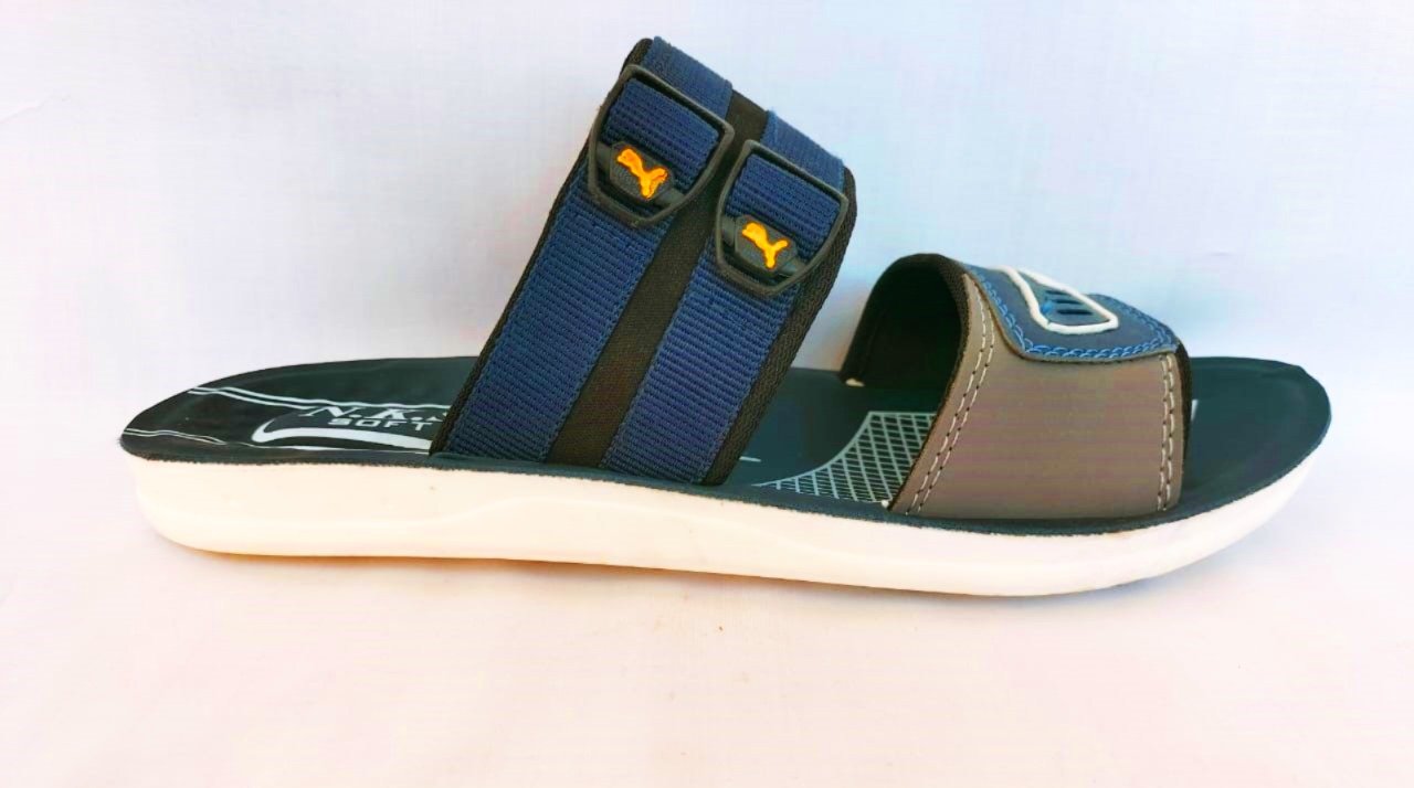 Double Strap Men Chappal - Image 2